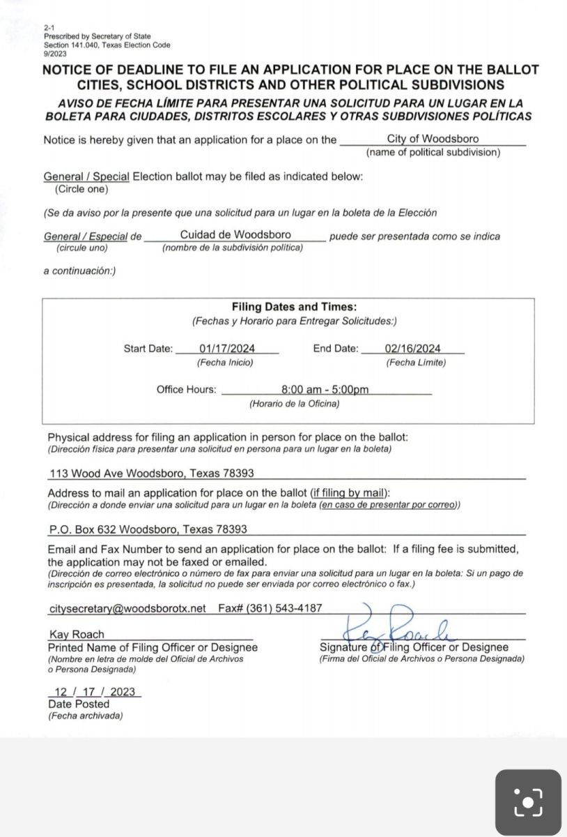 Application deadline